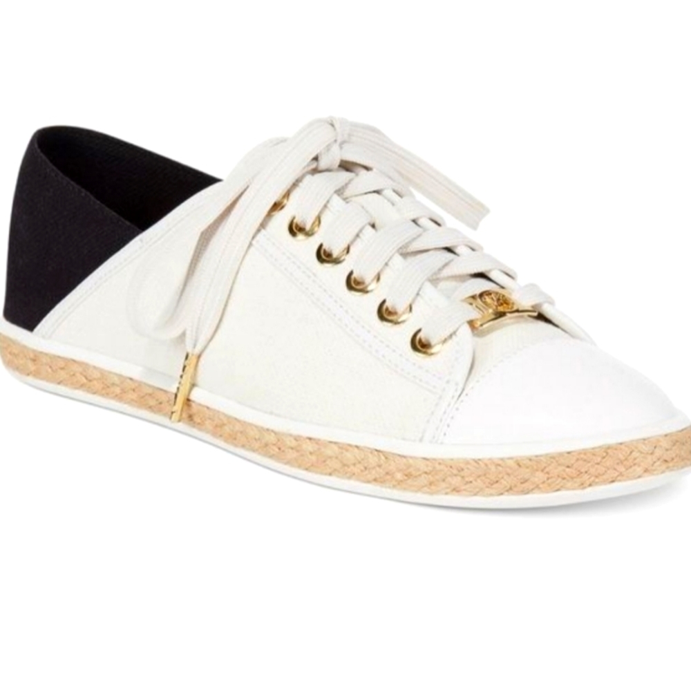 MK Kristy slide 👟size 9 1/2 M Tan, eggshell,blk, never worn